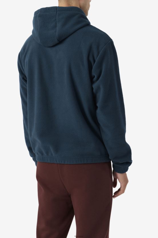 verde azulado FILA sudadera con capucha finn polar fila verde azulado 6L8PR2506