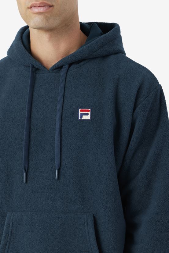 verde azulado FILA sudadera con capucha finn polar fila verde azulado 6L8PR2506