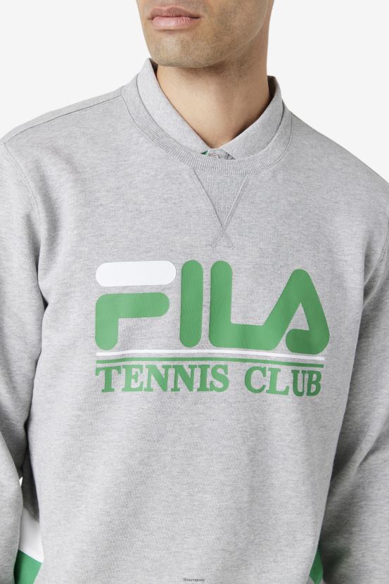 gris claro/gominola/blanco FILA sudadera ameh gris claro/jelly bean/blanco fila 6L8PR2467