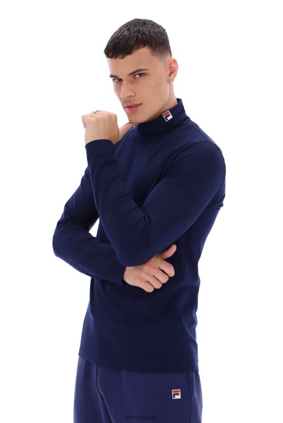 FILA 19.o suéter clásico de cuello vuelto de fila 6L8PR23221