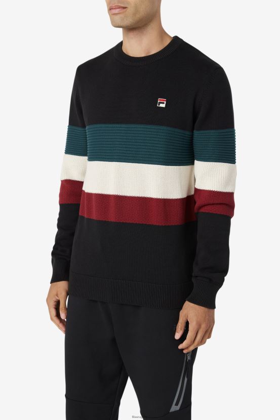 negro/insecto de junio/blanco FILA suéter willkie fila negro/june bug/blanco 6L8PR2230