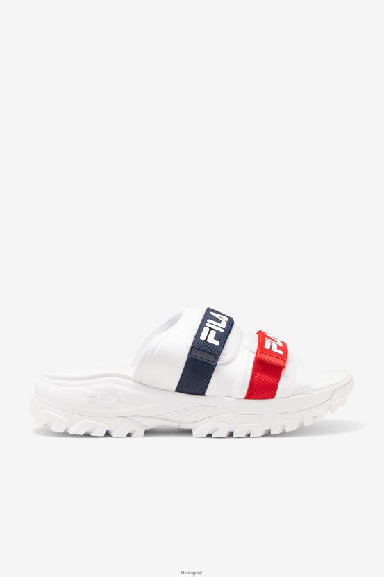 blanco/azul marino/rojo FILA chanclas de exterior para hombre fila blanco/azul marino/rojo 6L8PR2188