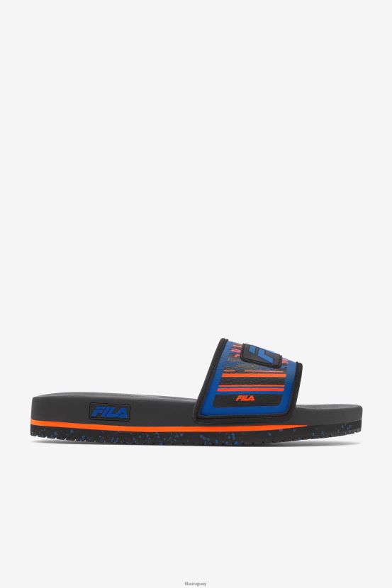 negro/azul/rojo naranja FILA chanclas fila lunar para hombre negro/azul/rojo naranja 6L8PR2183