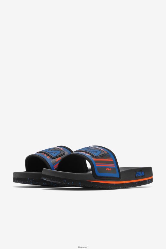 negro/azul/rojo naranja FILA chanclas fila lunar para hombre negro/azul/rojo naranja 6L8PR2183