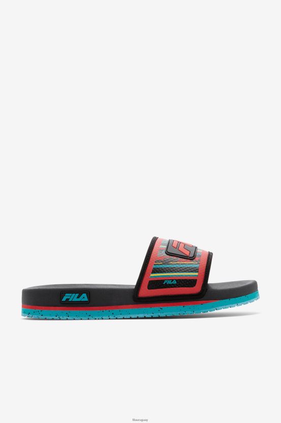 negro/brisa capri/rojo FILA chanclas fila lunar negro/capri brisa/rojo hombre 6L8PR2184