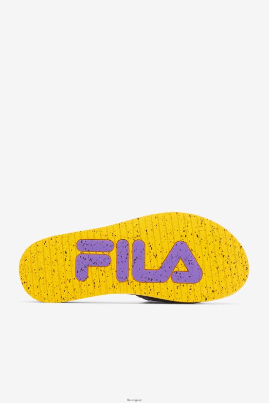 negro/oro/púrpura FILA chanclas lunares para hombre negro/dorado/púrpura fila 6L8PR2185
