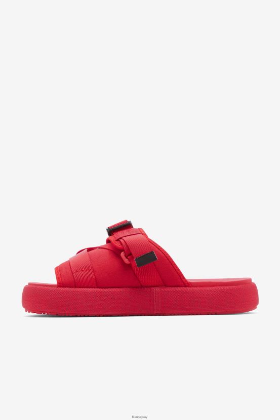 negro rojo FILA chanclas atlas para hombre fila rojo/negro 6L8PR2200