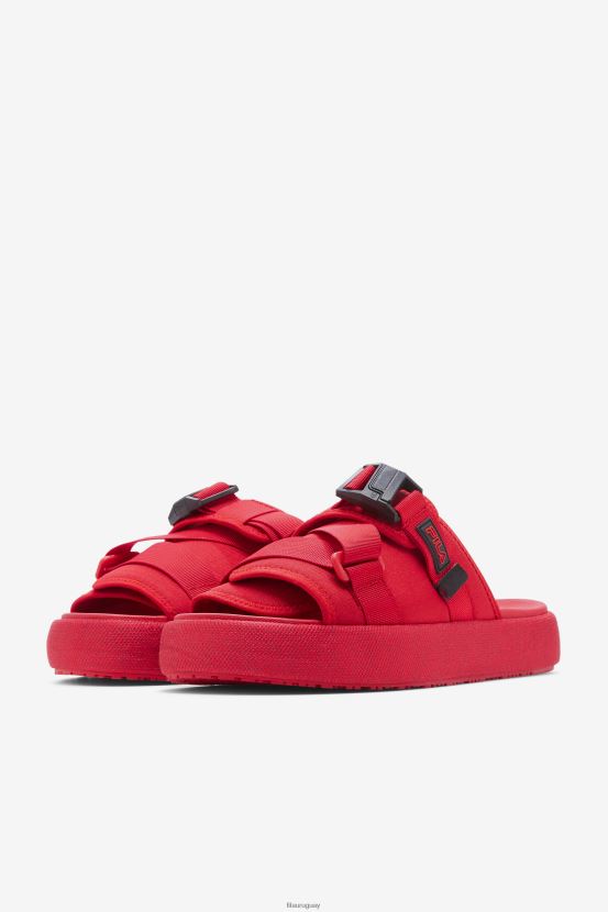 negro rojo FILA chanclas atlas para hombre fila rojo/negro 6L8PR2200