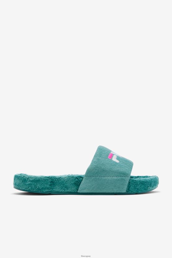 pantano/púrpura/blanco FILA fila terry drifter slide bayou/púrpura/blanco 6L8PR2203