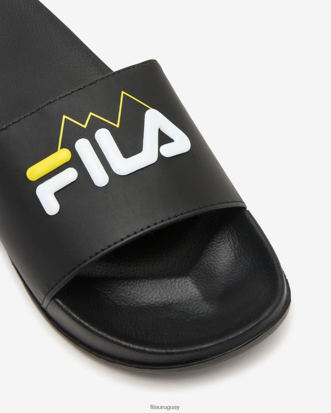 amarillo negro FILA fila unisex fila seceda slide negro/amarillo fila 6L8PR22693