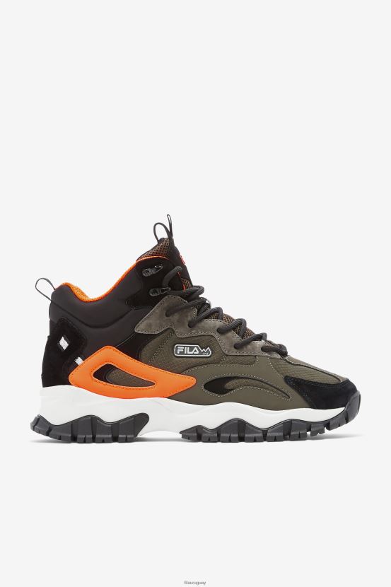 asfalto/negro/naranja FILA fila tarmac/negro/naranja hombre ray tracer tr 2 mid 6L8PR296