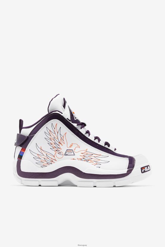 banderín blanco/morado/naranja FILA fila Grant Hill 2 History para hombre blanco/púrpura banderín/naranja 6L8PR271