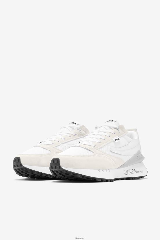 blanco/gris glaciar FILA fila renno n-generación parcheada para hombre blanco/gris glaciar 6L8PR244
