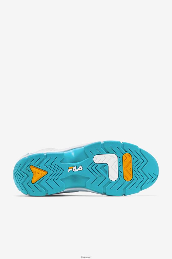 blanco/verde azulado/zinnia FILA blanco/verde azulado/zinnia fila para hombre Grant Hill 2 x semi-pro 6L8PR23