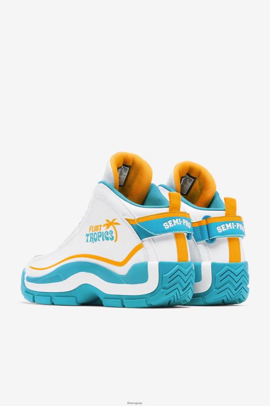 blanco/verde azulado/zinnia FILA blanco/verde azulado/zinnia fila para hombre Grant Hill 2 x semi-pro 6L8PR23