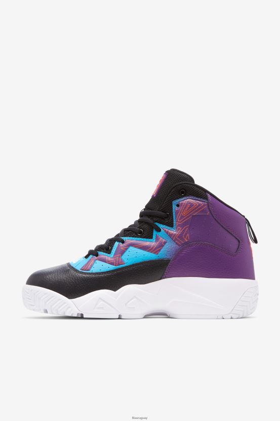 negro/blanco/morado FILA fila mb hombre negras/blancas/moradas 6L8PR224