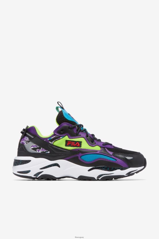 negro/blanco/morado FILA fila tracer apex hombre negro/blanco/púrpura 6L8PR2171