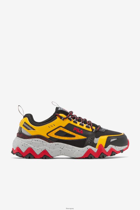 negro/limón/rojo FILA fila oakmont tr hombre negras/limón/rojas 6L8PR2144