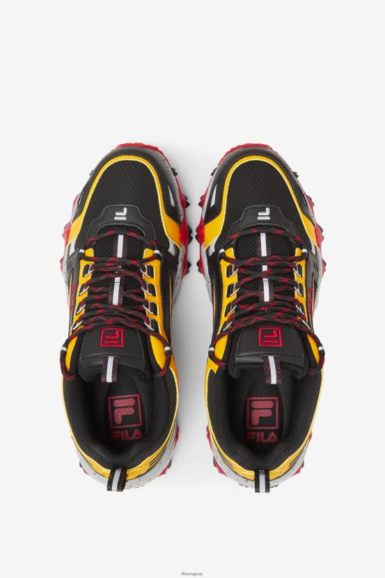 negro/limón/rojo FILA fila oakmont tr hombre negras/limón/rojas 6L8PR2144