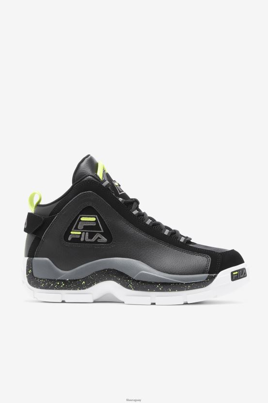 negro/lima soleado/castlerock FILA fila negro/sunny lime/castlerock hombre Grant Hill 2 6L8PR258