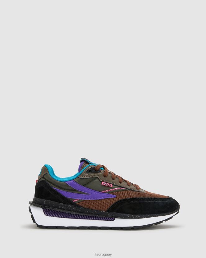 negro/pcone/elpurp FILA fila hombre fila renno black/pcone/elpurp 6L8PR22707