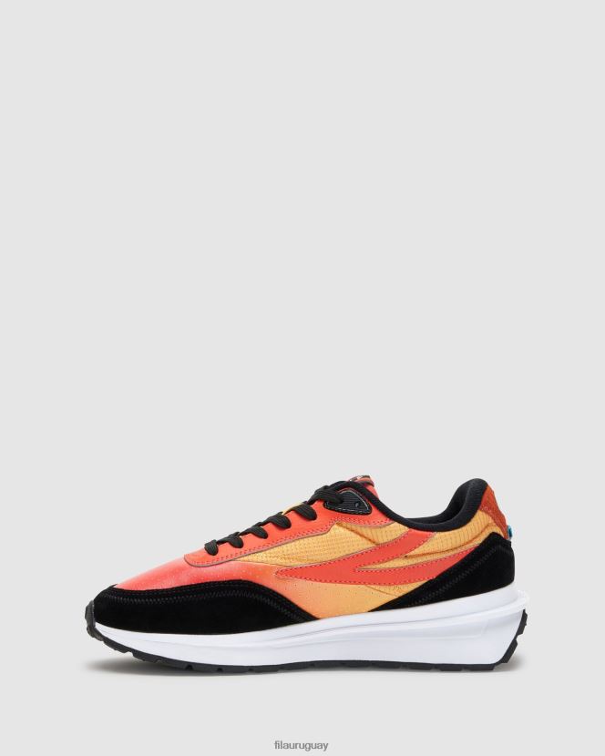 negro/rojo mandarina/ambyel FILA fila renno premium hombre negro/mandarinrojo/ambyel 6L8PR22700