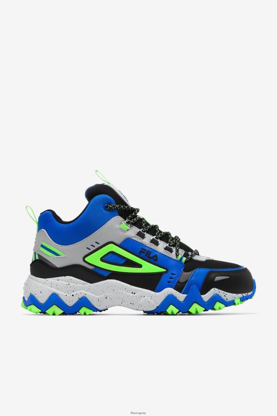 negro/talle alto/azul FILA fila oakmont tr mid negro/altura alta/azul para hombre 6L8PR213