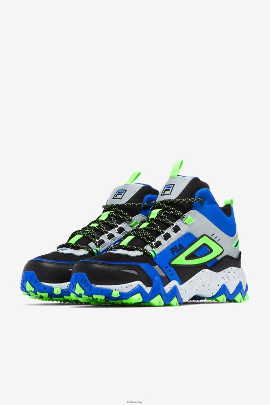 negro/talle alto/azul FILA fila oakmont tr mid negro/altura alta/azul para hombre 6L8PR213