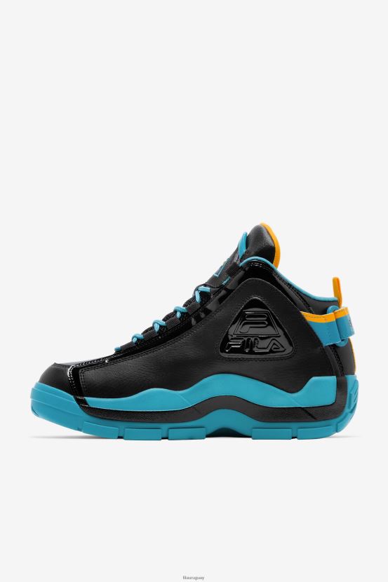 negro/verde azulado/zinnia FILA hombre Grant Hill 2 x Semi-Pro fila negro/verde azulado/zinnia 6L8PR22
