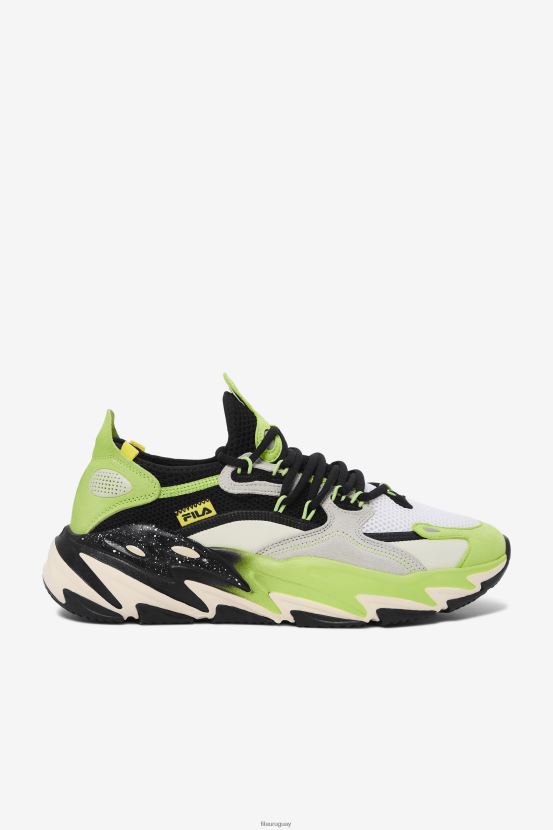 negro/verde vivo/crudo FILA hombre ray tracer evo 2 fila black/sharp green/ecru 6L8PR2134