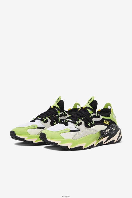 negro/verde vivo/crudo FILA hombre ray tracer evo 2 fila black/sharp green/ecru 6L8PR2134