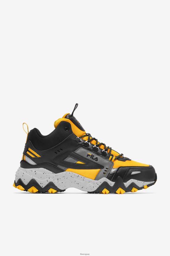 oro/negro/gris glaciar FILA fila oakmont tr mid hombre oro/negro/gris glaciar 6L8PR214