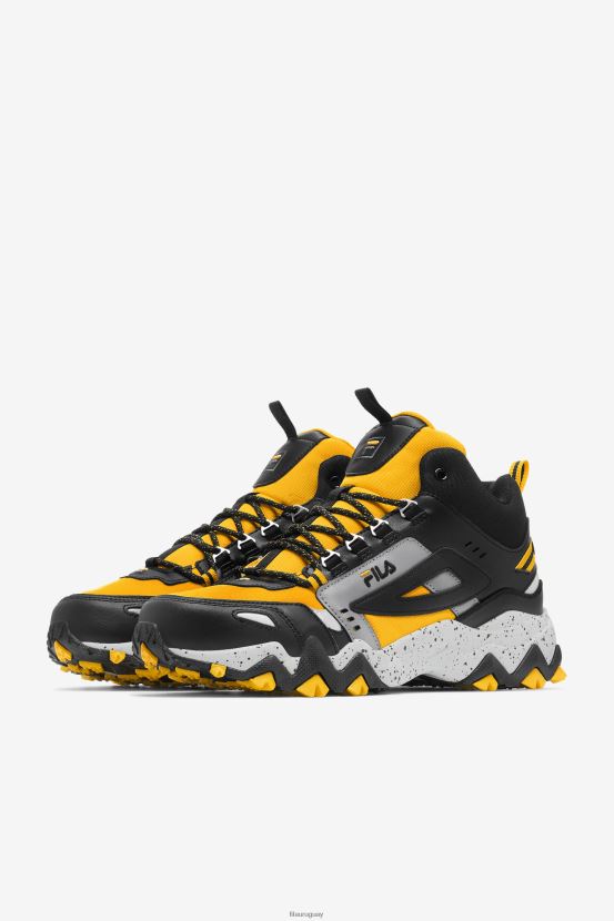 oro/negro/gris glaciar FILA fila oakmont tr mid hombre oro/negro/gris glaciar 6L8PR214
