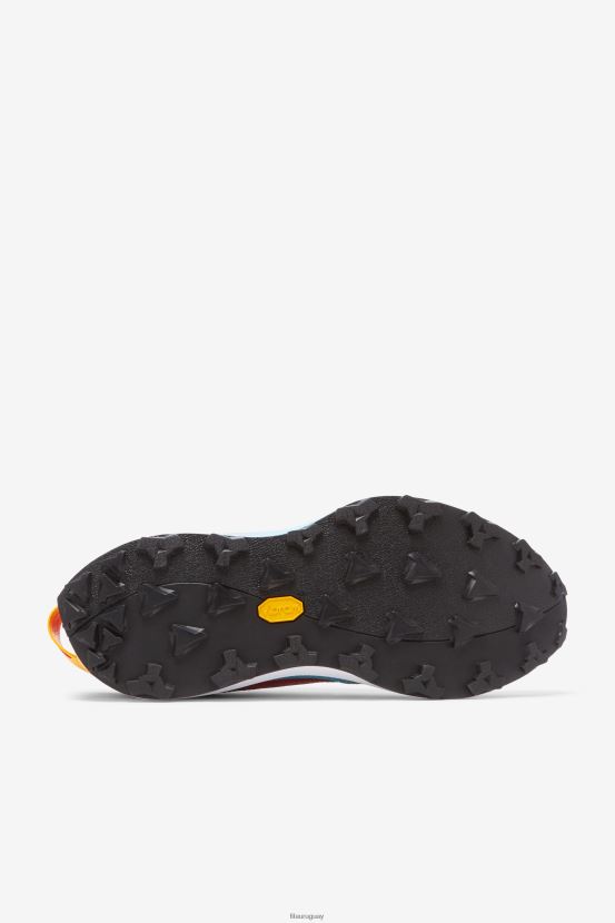 pescado azul/oro/negro FILA fila bluefish/gold/black hombre r1 runner x barneys 6L8PR240