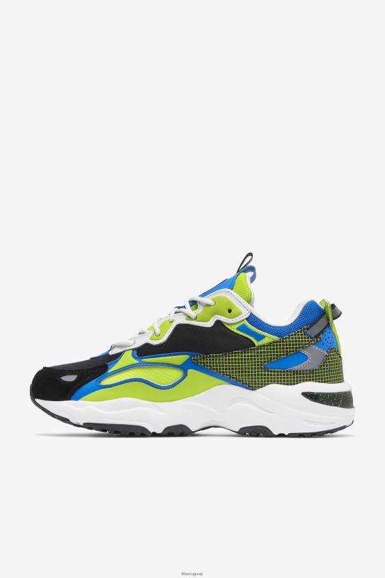ponche blanco/negro/lima FILA fila white/black/lime punch hombre ray tracer apex 6L8PR216