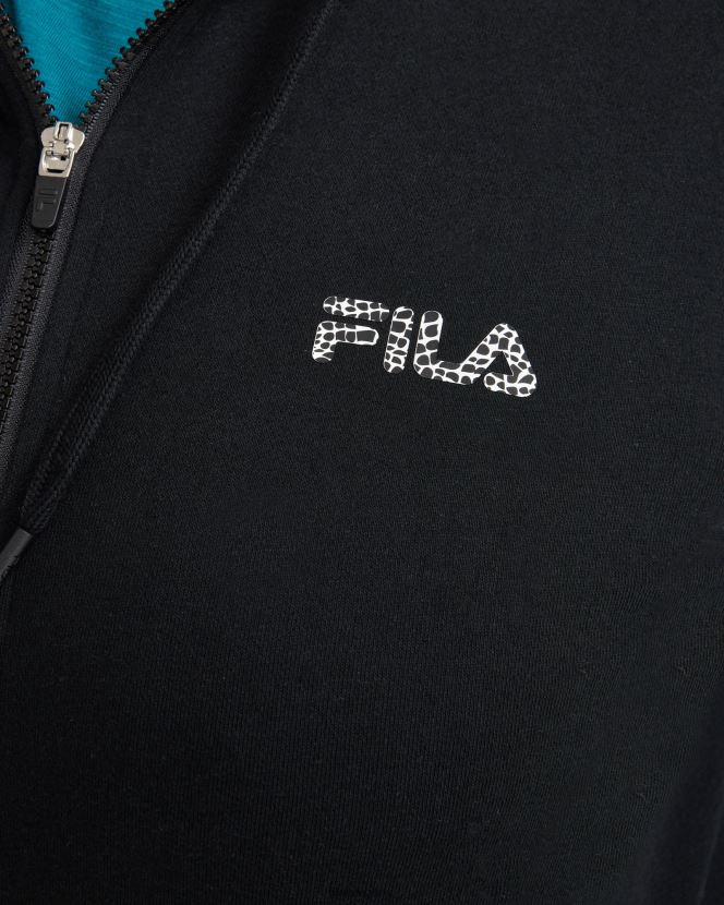 negro FILA fila rebecca zip thru negras para mujer 6L8PR22862