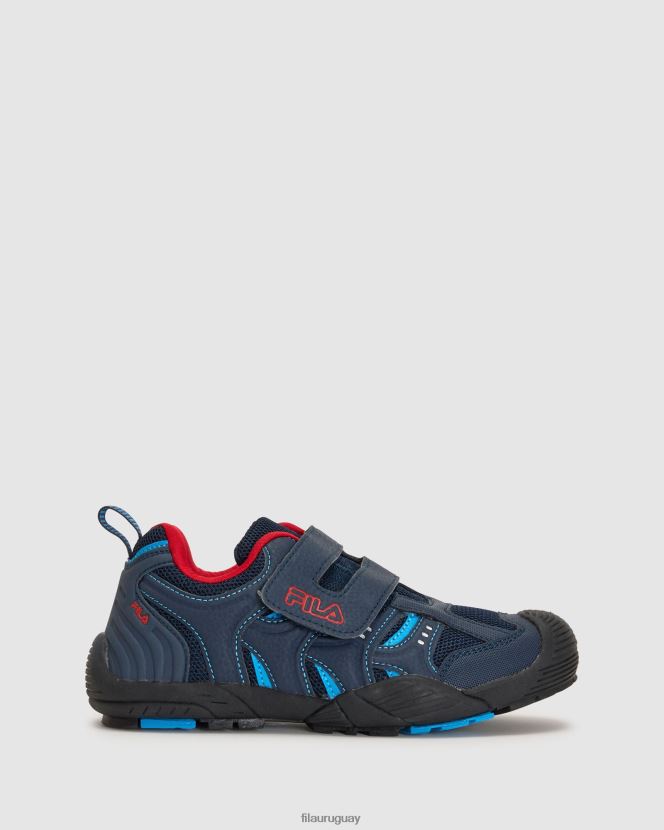 azul marino/azul cielo/rojo FILA fila mattia correa para niños azul marino/azul cielo/rojo 6L8PR23049