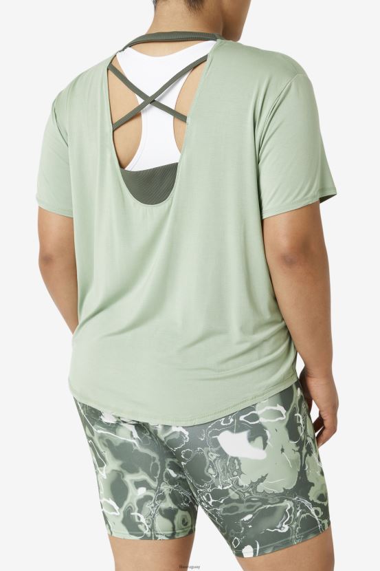 albahaca/tomillo FILA top fi-lux manga corta albahaca/tomillo fila 6L8PR21919