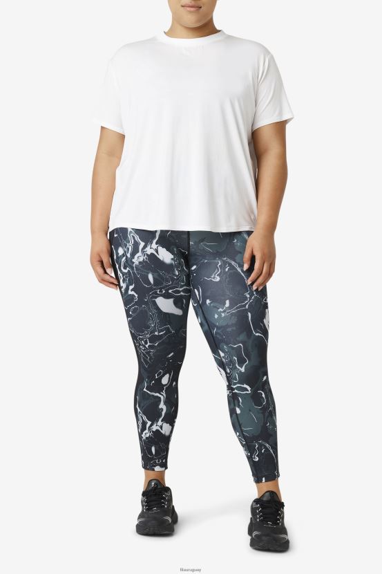 blanco FILA camiseta fila blanca manga corta fi-lux 6L8PR21920