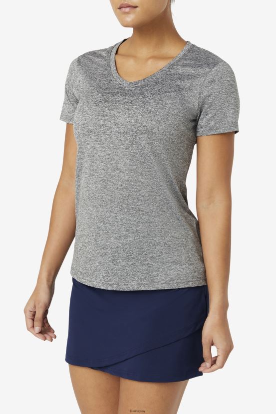 brezo FILA fila heather pickleball sedoso con cuello en v 6L8PR22028