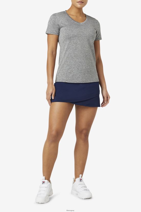 brezo FILA fila heather pickleball sedoso con cuello en v 6L8PR22028