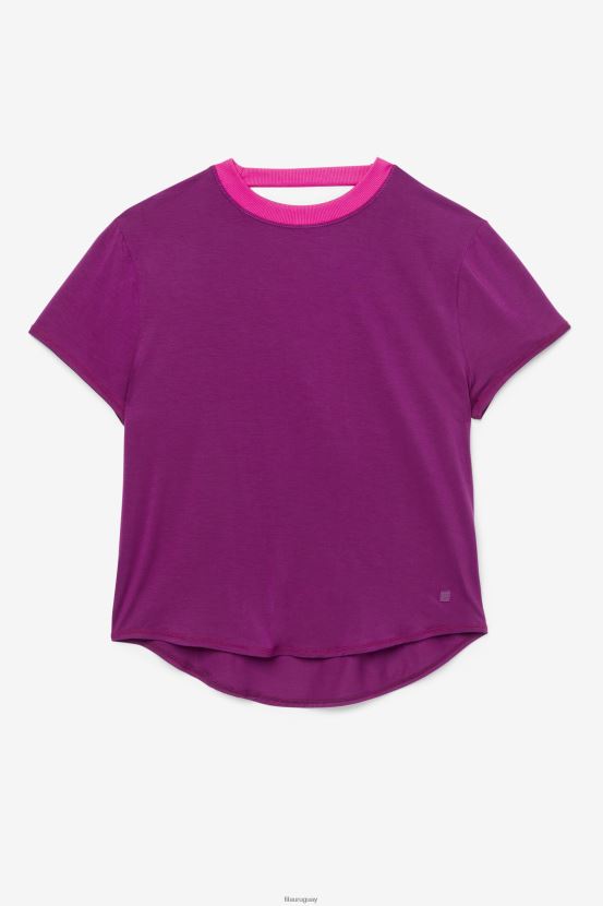 magentapúrpura FILA fila fi-lux top manga corta magentavioleta 6L8PR21903