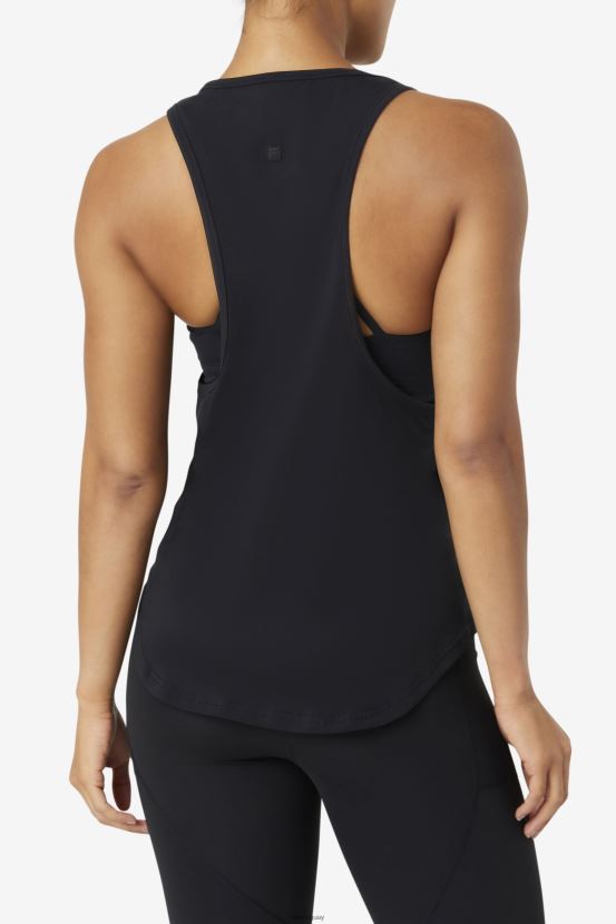 negro FILA camiseta sin mangas larga fi-lux fila negro 6L8PR21904