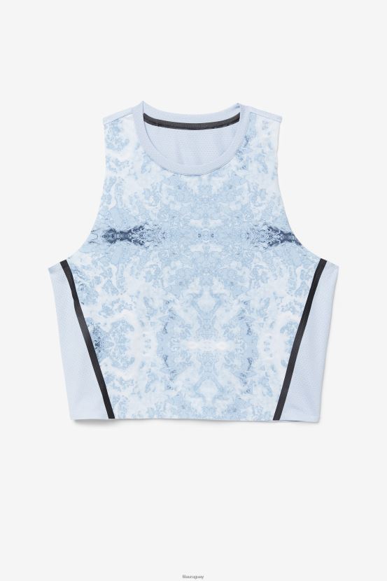niebla azul/negro FILA top corto deportivo uplift blue fog/black fila 6L8PR21925