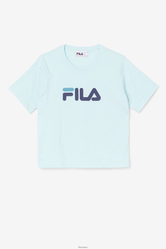 agua helada/marina/bahía de vizcaya FILA thea tee fila iced aqua/navy/biscay bay 6L8PR21448