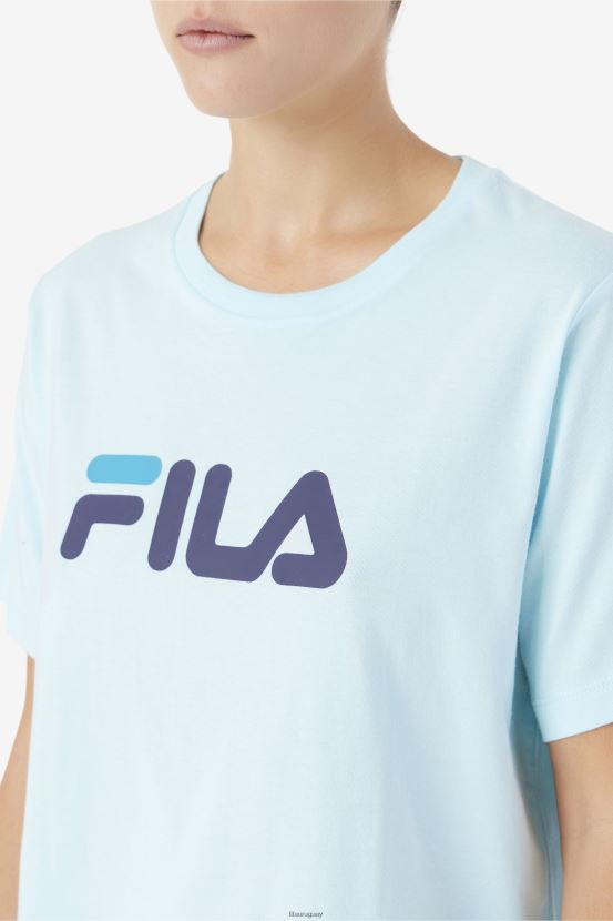 agua helada/marina/bahía de vizcaya FILA thea tee fila iced aqua/navy/biscay bay 6L8PR21448