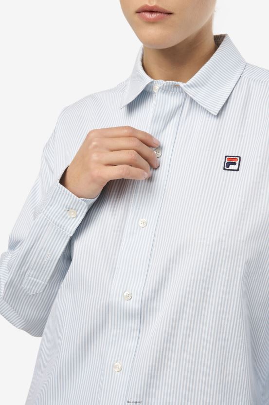 azul blanco FILA camisa vestir ariella azul/blanco fila 6L8PR21397