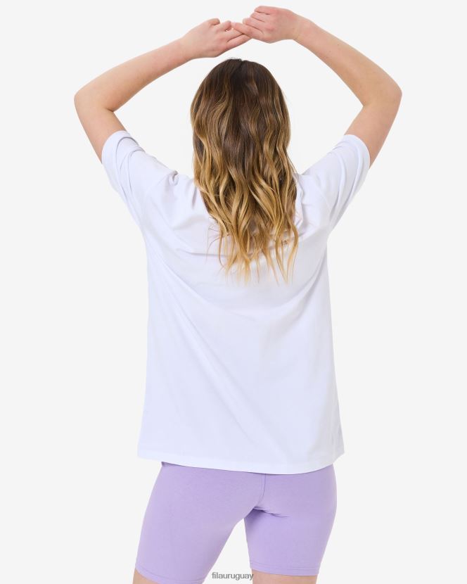 blanco FILA camiseta fila blanca maddy oversize 6L8PR22944