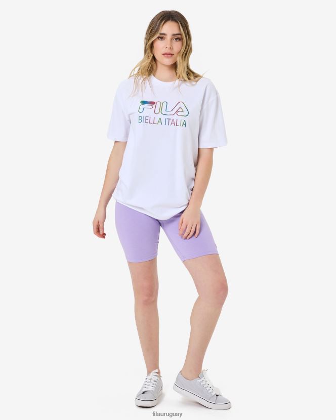 blanco FILA camiseta fila blanca maddy oversize 6L8PR22944