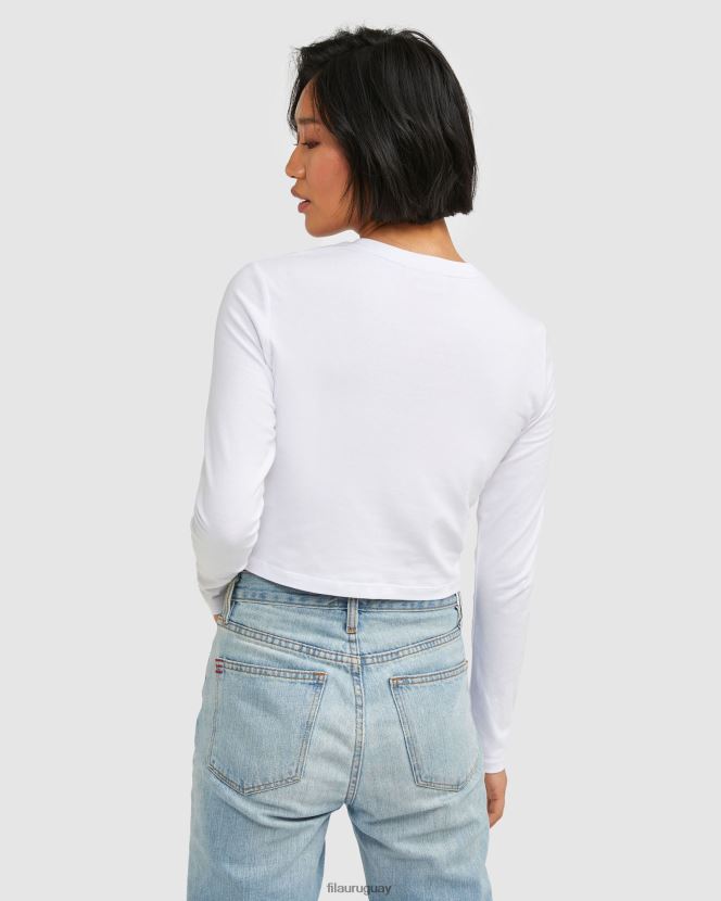 blanco FILA camiseta fila mujer insignia l/s blanco 6L8PR22885